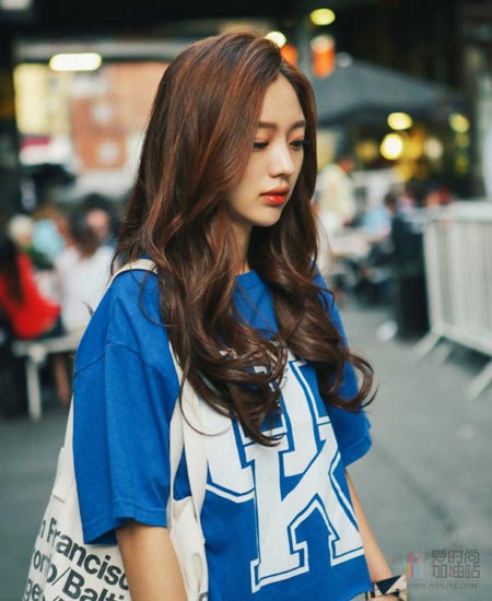 韩式卷发女星般的大卷