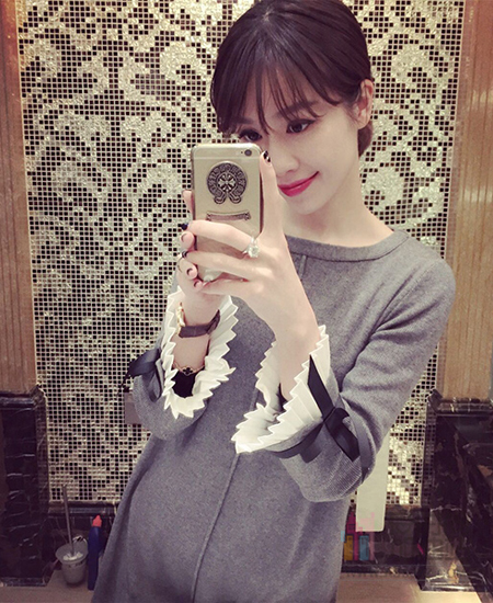美衣庄针织连衣裙