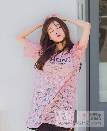魔女梦短袖蕾丝衫