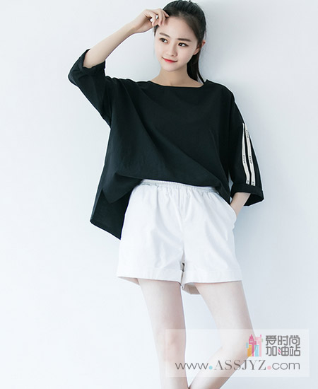 SUIN/苏鹰七分袖运动衣