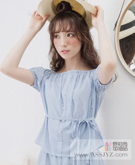 Bunny Fairy兔仙人短袖一字领上衣