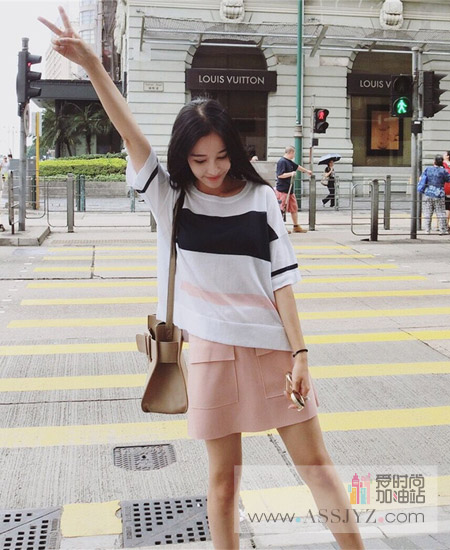 淑女歌夏季针织上衣