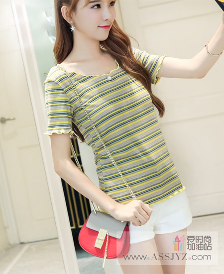MASSCSALLY/麦斯依莎夏季针织上衣