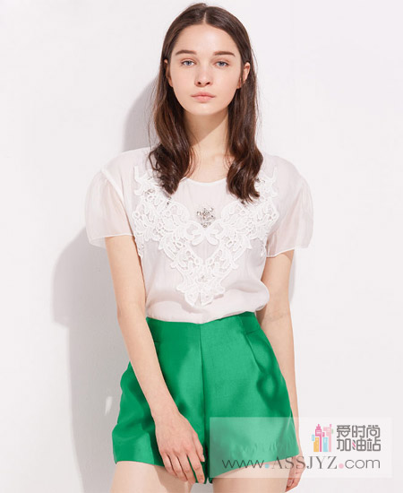 DESIGNICE/迪赛尼斯欧根纱上衣