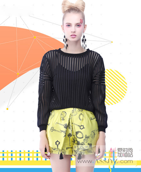 Fashion Fish菲勋·菲斯黑色T恤