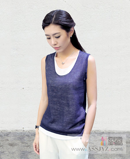 Lucybaily璐丝百丽棉麻吊带